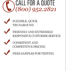 Call for a Quote (800) 952.2821